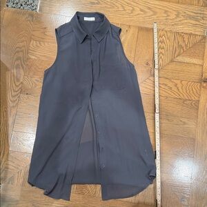 Lush Dark Gray Collared Shirt